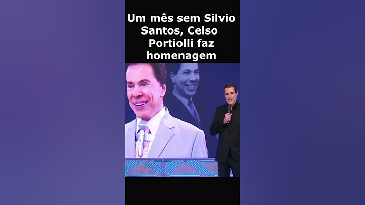 Um mês sem Silvio Santos, Celso Portiolli faz homenagem #noticias#noticiasfamosos