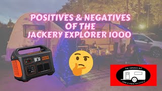 Positives & Negatives of the Jackery Explorer 1000