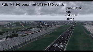 Felis 747-200 Long haul using INS - part 2 of 4 
