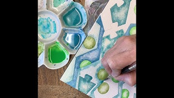 Day 1. Creating An Abstract Painting #thedailymarker30day