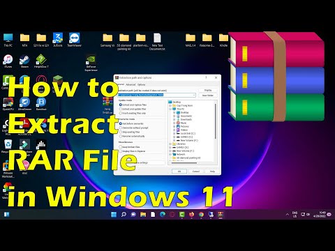 How to Extract RAR File in Windows 11 | Open RAR File Windows 11