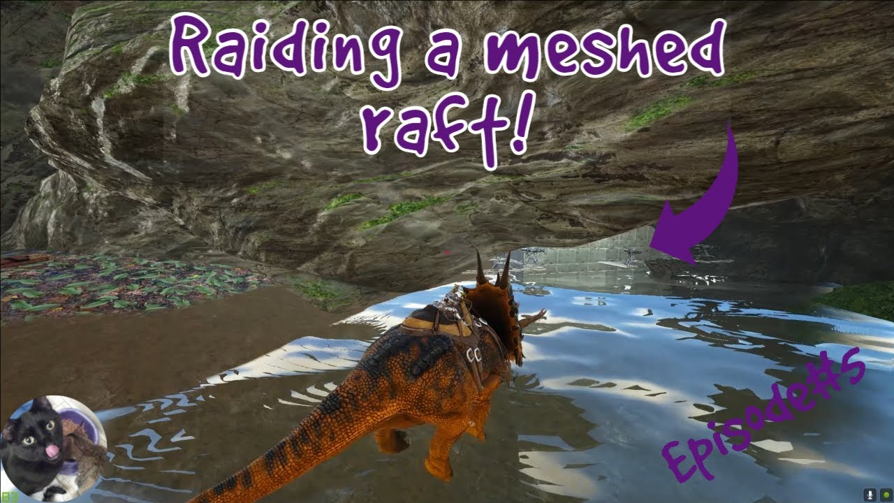 Raiding A Meshed Raft! - Ark Small Tribes Solo ish Episode #5 - YouTube