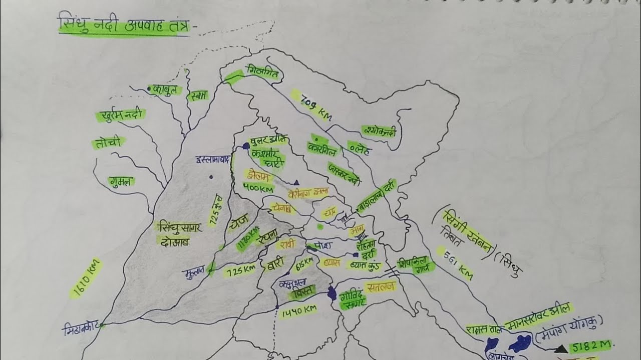 Indus River System Full Explanation | सिंधु नदी अपवाह तंत्र 
