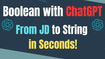 How to Create Boolean Strings from Job Descriptions Using ChatGPT | Recruiter Tutorial