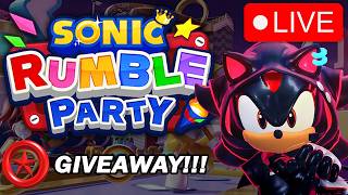 SONIC RUMBLE PARTY + 300 RED RING GIVEAWAY! (Use Code: hsquid)