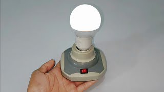 how to make a practical rechargeable lamp. amazing