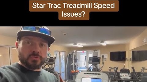 Going into calibration mode on a Star Trac Treadmill with inconsistent speed