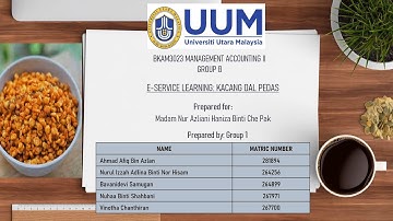 ASSIGNMENT 2 - GROUP 1 (BKAM 3023 B)