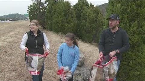 Christmas decoration cleanup begins along Loop 360