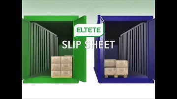Slip Sheet - Load more goods without bulky pallets