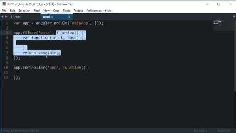 AngularJS Custom Filters