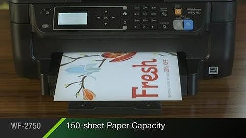 Epson WorkForce WF-2750 | Take the Tour