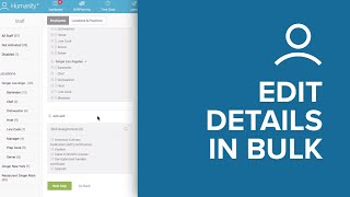 Humanity Tutorial: Editing Employee Details in Bulk