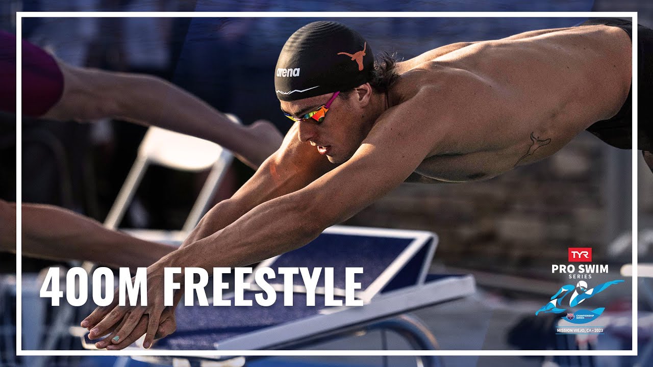 ElKamash, Carrozza and Enyeart Top Three in Men's 400M Freestyle | 2023 TYR Pro Swim Mission Viejo