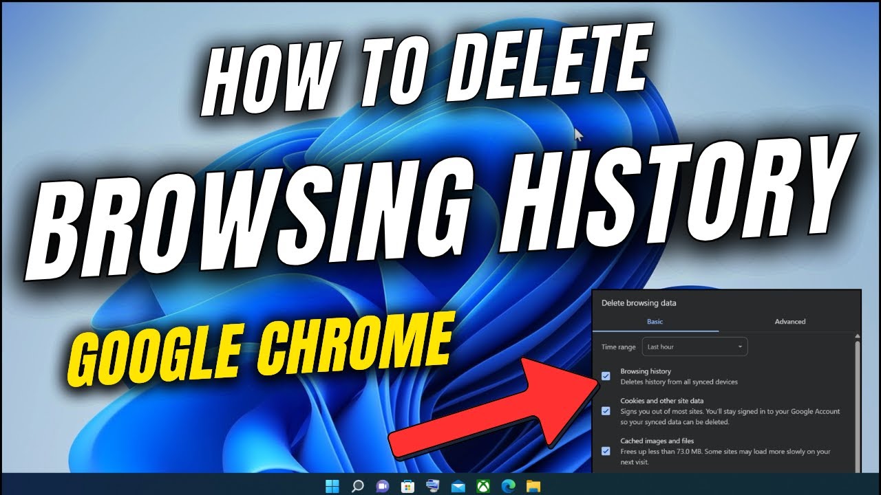 How to Delete Browsing History Permanently in Google Chrome - laptop ...