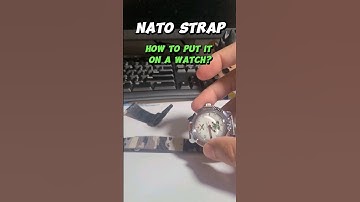 How to put on a nato band on a watch?
