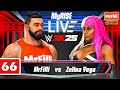 WWE 2K25 - MyRise "Live Events" | MrFilli vs Zelina Vega | 66 | PS5 [4K HDR 60FPS] No Commentary