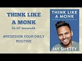 Think like a monk book summary in 60 seconds