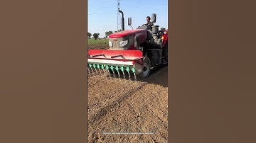 Well-Designed Tractor Makes Fertilization, Rotary Tillage And Sowing Work Easily !