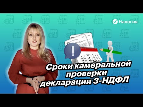 🎦 Сроки камеральной проверки декларации 3-НДФЛ