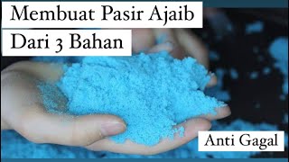 Cara Membuat Pasir Ajaib Dari Tepung Beras - DIY Mainan Anak Montessori #diycraft