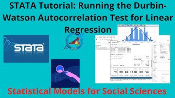 STATA Tutorial: Running the Durbin-Watson Autocorrelation Test for Linear Regression