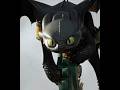 Toothless is reunited with Hiccup ''How to Train Your Dragon 3'' Headlights - (Slowed) #edit #shorts