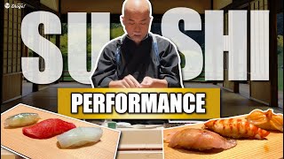 Watch Sushi being Made by a Pro Right in Front of Your Eyes