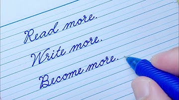 Cursive Writing Quote 19 | How to write in cursive | Cursive Handwriting Practice | Cursive Letters