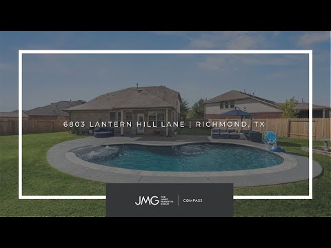 6803 Lantern Hill Ln, Richmond, TX home video tour