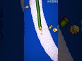 Wormszone Magic🐍 Game play #Short #snack #worms #youtubeshort #slitherio#wormatio#games