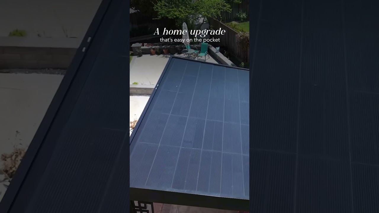 PowerGazebo - Upgrading to solar doesn’t come at a heavy price.