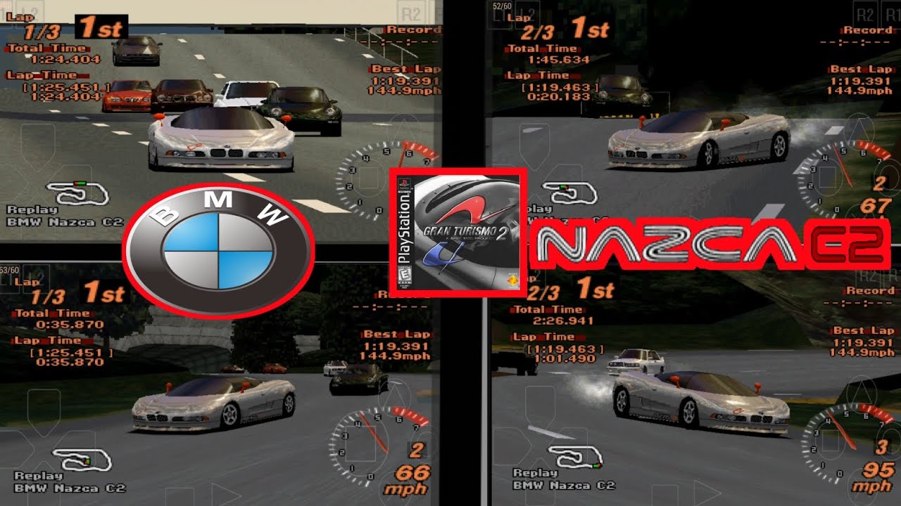 EPSXE:GRAN TUEISMO2 A-SPEC1.2 BMW NAZCA C2 GAMEPLAY+REPLAY 2K[720P] # ...