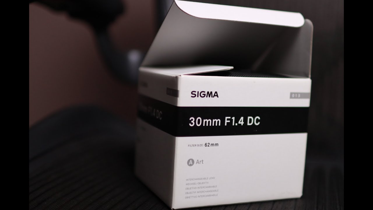 sigma 30mm 1.4 canon unboxing