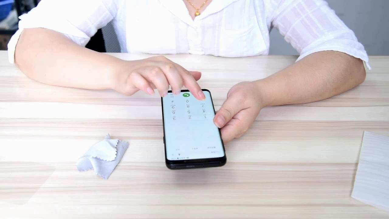 OTAO Galaxy S9/S9+ Liquid Dispersion Glass Screen Protector Installation