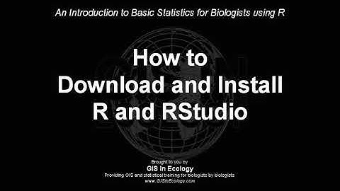 How to Download and Install R and RStudio