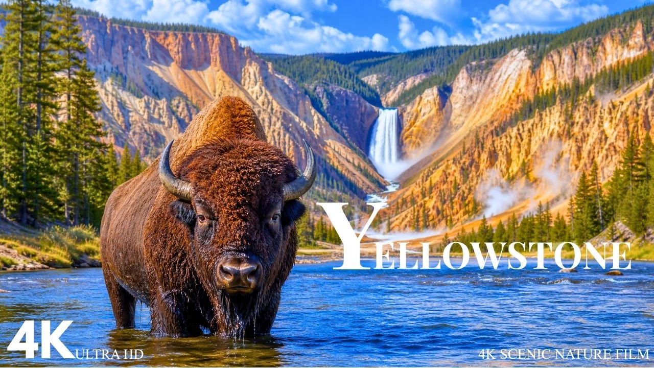 Yellowstone’s Untamed Beauty 4K: Untouched Wilderness & Incredible Wildlife