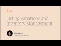 Listing Variations and Inventory Management on Etsy: A How-To Guide