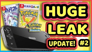 BIG UPDATE On Nintendo Switch 2 Leak REVEAL & HUGE Pokemon Presents Rumor From Direct Leaker!