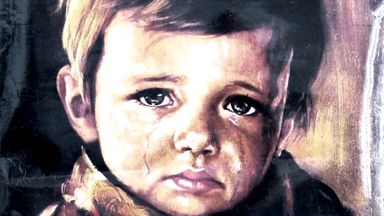 Проклятая картина плачущий мальчик история картины. «Плачущий мальчик» Джованни Браголина. Картина итальянский мальчик.
