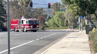 OCFA Engine 9 Responding