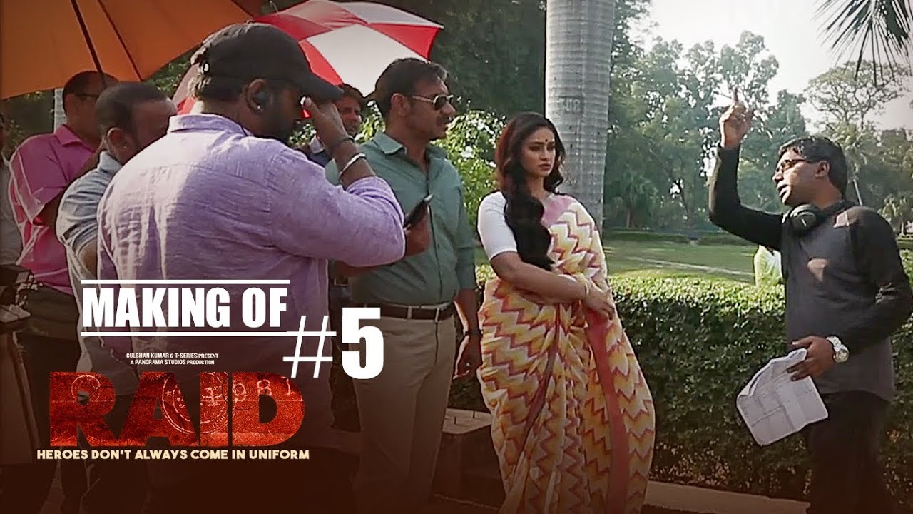 Making of Raid #5 - Fun On Sets | Ajay Devgn | Ileana D'Cruz - YouTube