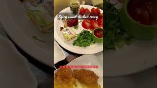 Spicy ? sweet chicken curry || Ivan&Irene familysubscribetrendingloveviralyoutubefamilybaby