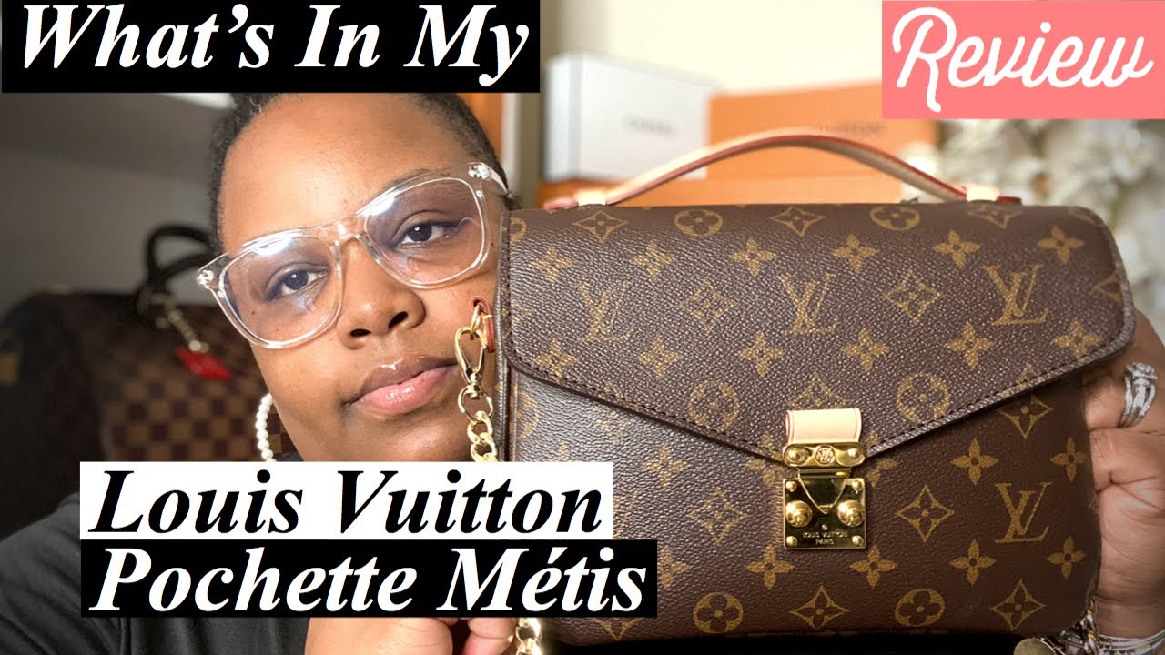 Pochette Metis what's in my bag 2022 LV bag review #whatsinmybag