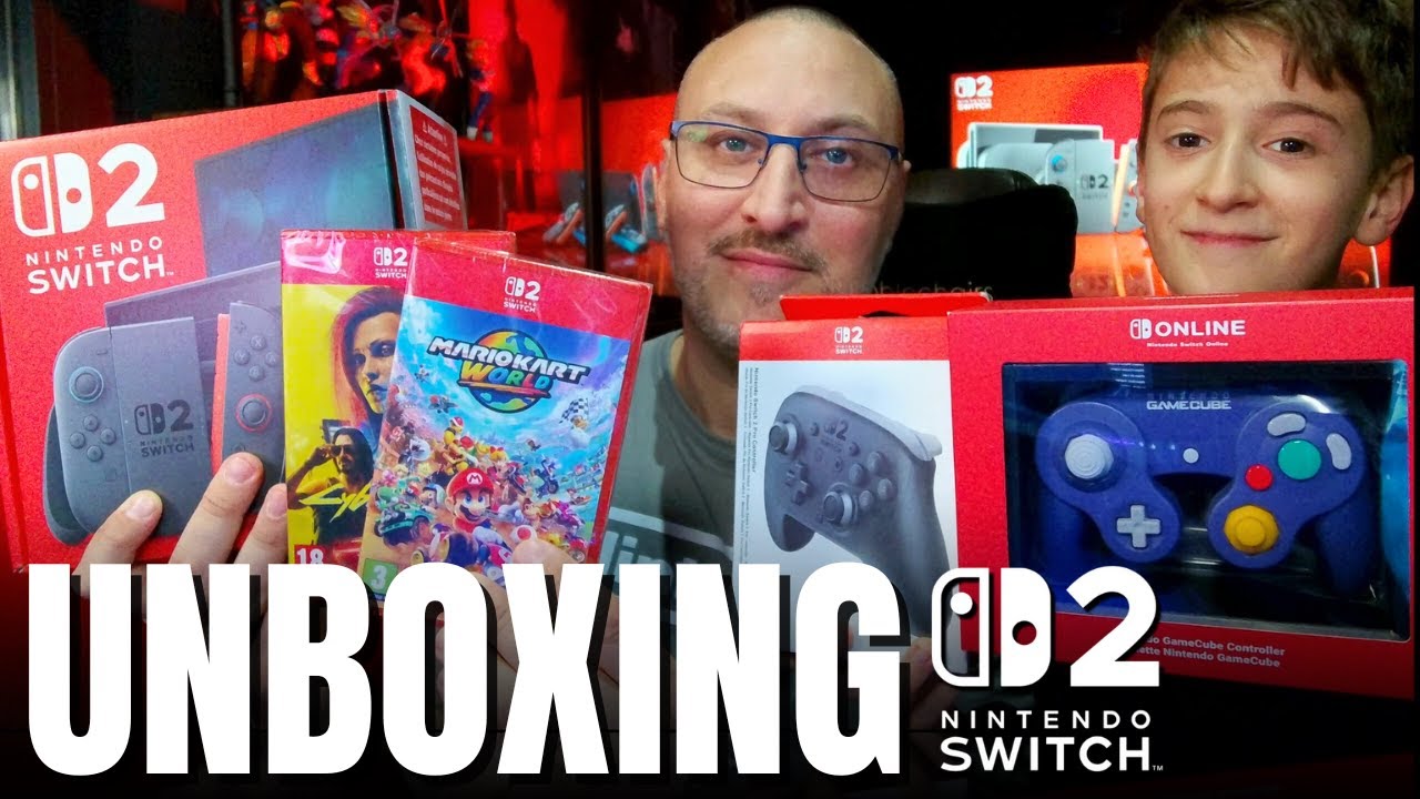 UNBOXING NINTENDO SWITCH 2: elle est enfin là !
