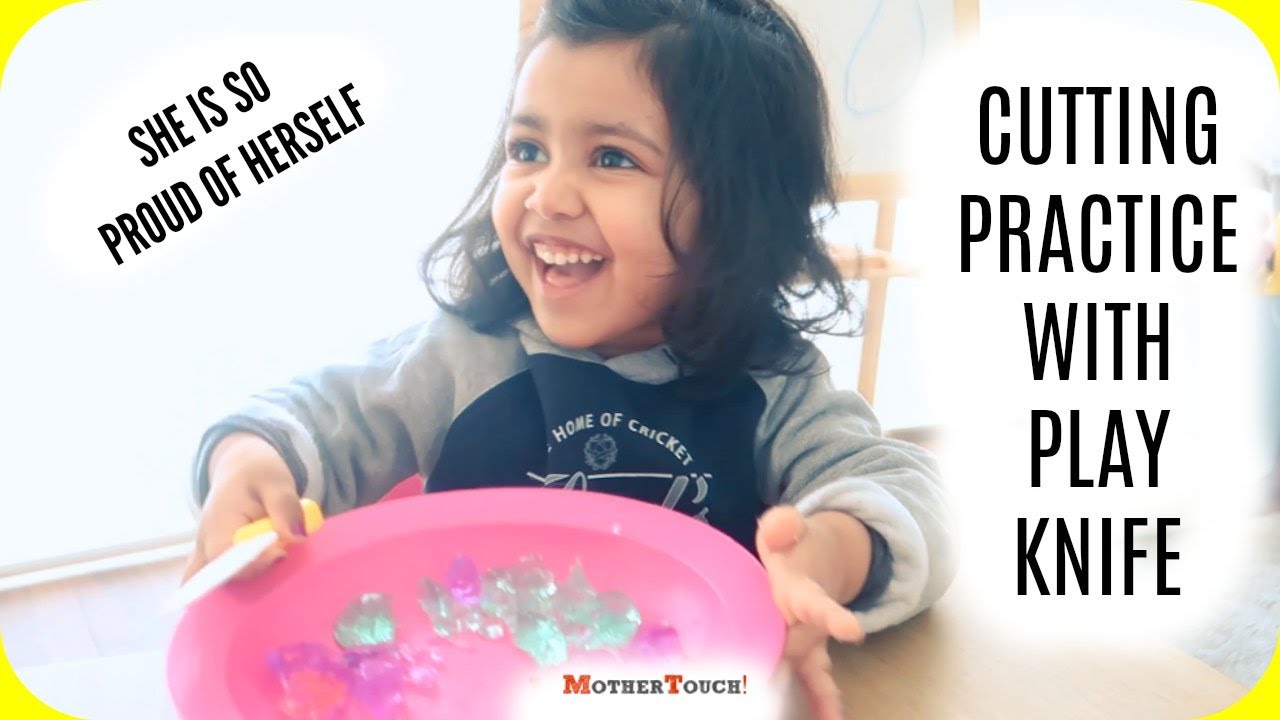 Learning Cutting Skills with Play Knife using Orbeez