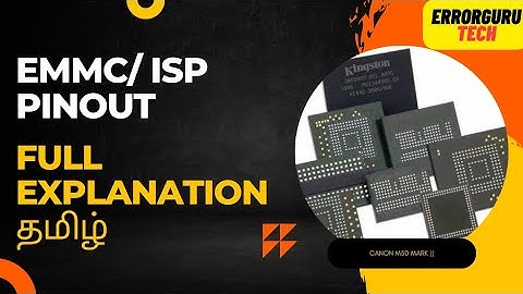 Emmc vs ISP Pinout |ERROR Guru (TAMIL) #emmc #isp