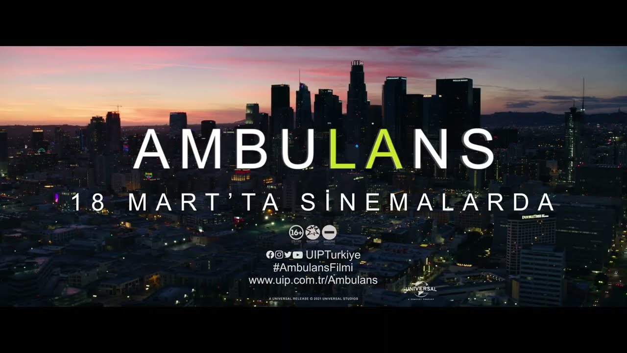 Bir Michael Bay filmi olan Ambulans filmi 18 Mart'ta sinemalarda!