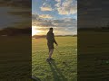 Check out the sunset! NOT the swing!!  #nogimmes #golf