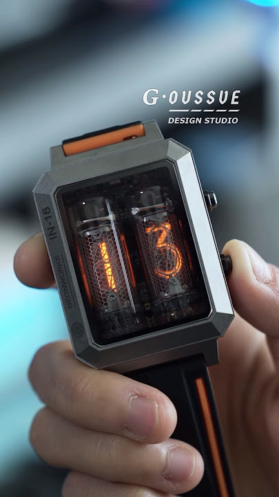 The retro technology is really exquisite，Nixie Tube Watch.#tech #nixietubeclock #retro